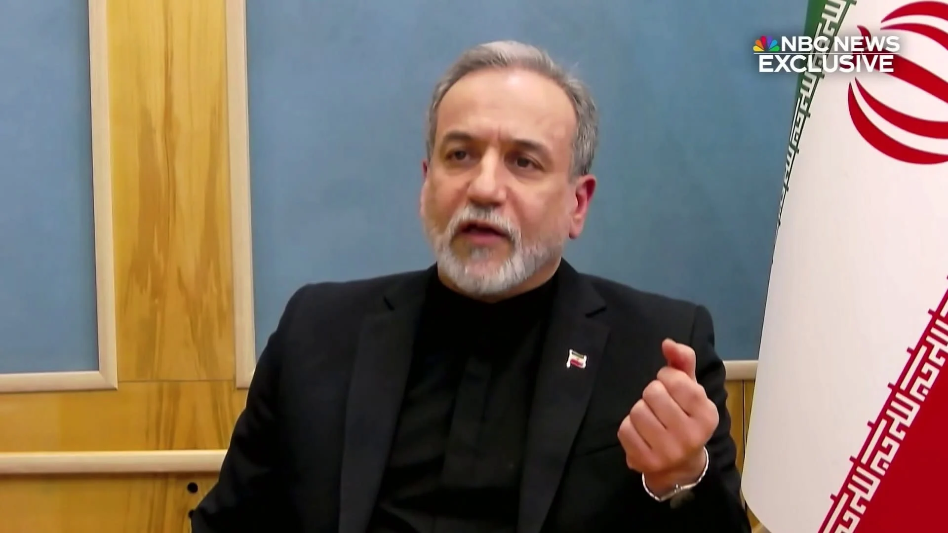 Waziri wa Mambo ya Nje wa Iran Abbas Araghchi katika mahojiano na NBC News Meet the Press