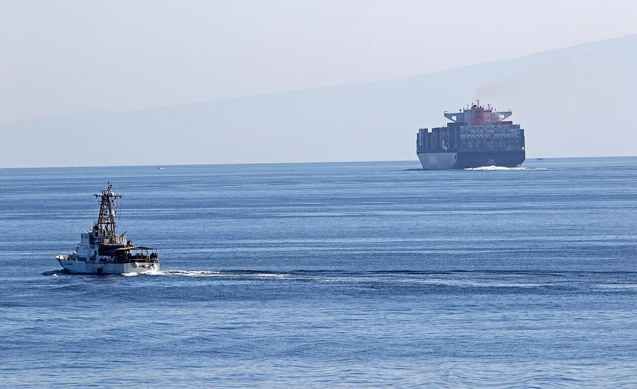 Meli katika Mlango Bahari wa Hormuz, picha ya kumbukumbu